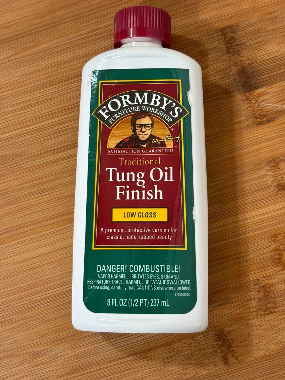 Formbys Furniture Traditional Tung Oil Finish LOW GLOSS New Full 8 oz Discoed
